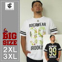 大きいサイズ メンズ ROCAWEAR(ロカウェア)BOTANICA 99 TEE