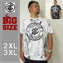 大きいサイズ メンズ ROCAWEAR(ロカウェア)MARBLE LOGO TEE