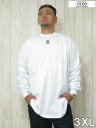 大きいサイズ メンズ PROCLUB(プロクラブ)ヘビーウェイト無地 ロンTEE<ホワイト><3XL>