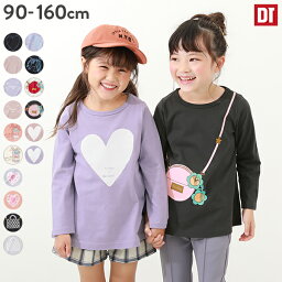 デビラボ プリント長袖<strong>チュニック</strong> 子供服 キッズ ベビー 女の子 トップス 長袖Tシャツ ロンT <strong>綿100%</strong> 24SSデビラボ春特集【送料無料】