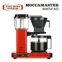 【大型商品につきラッピング不可】TECHNIVORM テクニフォルム モカマスター レッド MM741AO-RD MOCCAMASTER|