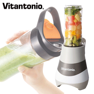 Vitantonio ビタントニオ マイボトルブレンダー ウルミ VBL-30-UM グレー 約400ml レシピブック付