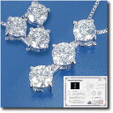 2WAY　 ダイヤモンドジュエリー　スリーストーン ペンダントネックレス ダイヤモンド1.001ct SI-2 Fカラー　EXCELLENT Pt900 / Pt850