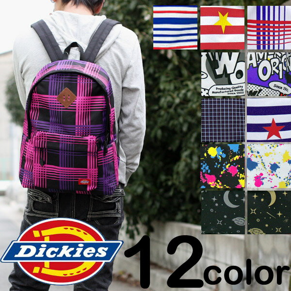 【レビューを書いて送料無料】【Dickies】ディッキーズ デイパック リュック dic2 MEN'S 通学 デーパック コスモ bag 男女兼用 高校生 ruck ピンチェック りゅっく ネイティブ ボーダー メンズ