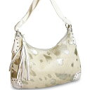 40%OFFセール★ 【ViViVee】イタリアから限定入荷<モナコ・グランデ>ポニーメタリック箔押しレザーB5ショルダーバッグ【楽ギフ_包装】