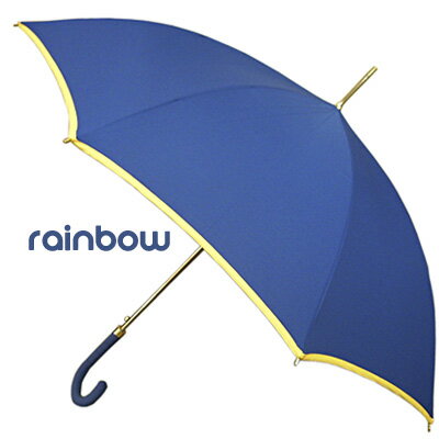 イタリア老舗傘メーカー rainbow レインボー キュートなパイピングアンブレラ 長傘 【SBZcou1208】【SALE】 67％OFF！ 【あす楽対応】