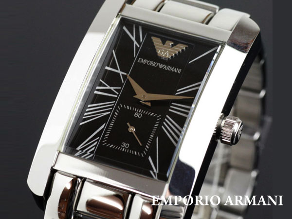 【訳あり特価・箱潰れ】大人気の定番モデル！EMPORIO ARMANI エンポリオ アルマーニ メンズ 腕時計 AR0156 バンド調整工具付き！
