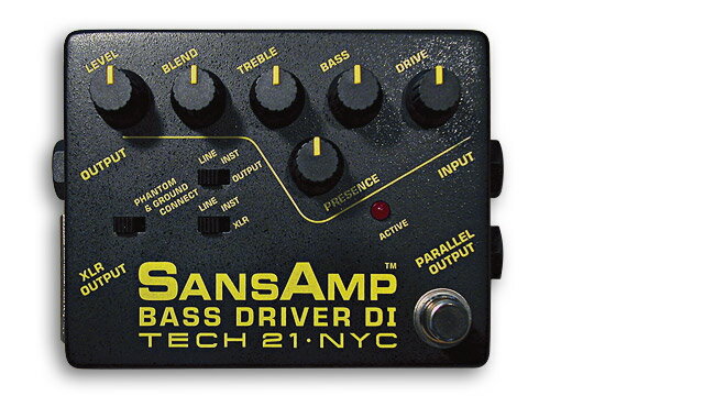 TECH21 SansAmp エフェクター BASS DRIVER DI ベース用ダイレクトボックス・ドライバー