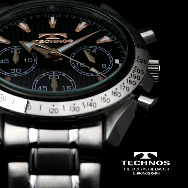 TECHNOS テクノス クロノグラフ 限定モデル メンズ 腕時計 T2111SP 【ベルト調整器プレゼント】