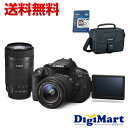 【送料無料】キャノン CANON EOS Kiss X7i ダブルズームキット & CANONバッグ& 8GB SDカードのセット デジタル一眼レフカメラ【新品・国内正規品】