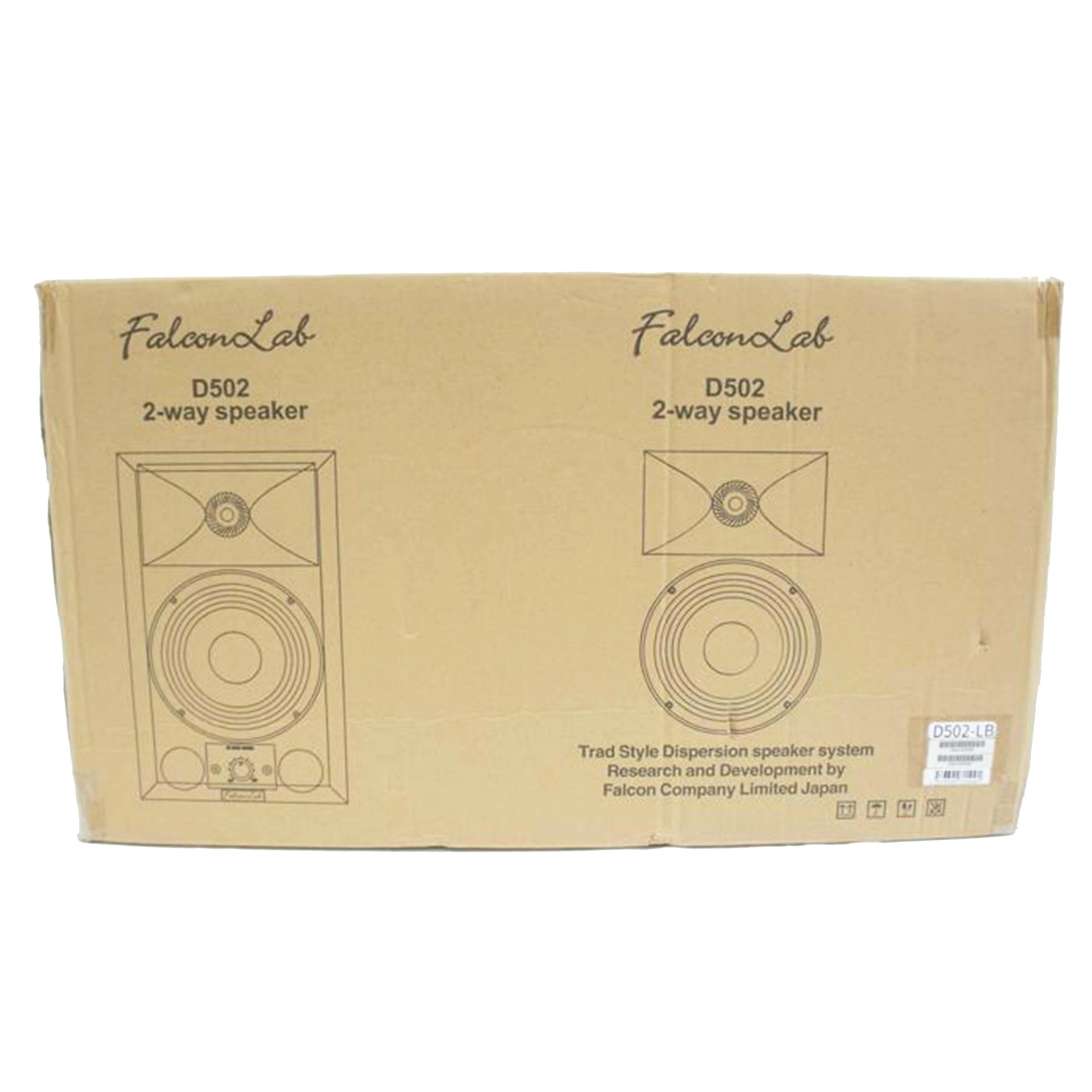 中古 2WayブックシェルフスピーカーFalconLab ファルコンラボD502 D502-000049/D502-000050コンディションランク【S】（商品 No.05-0）