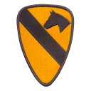 Rothco ミリタリーワッペン 1532 アメリカ軍 第1騎兵師団 | ミリタリーミリタリーパッチ アップリケ 記章 徽章 襟章 肩章 胸章 階級章