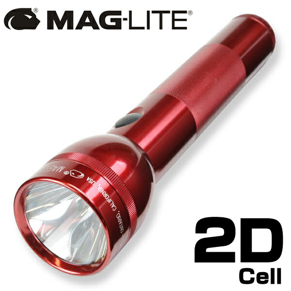 MAGLITE 懐中電灯 Dセル LEDライト [ レッド / 2D_(単一電池_2本) …...:digisto:10000648