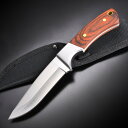 アウトドアナイフ フルタング Hunter 木製ハンドル F...