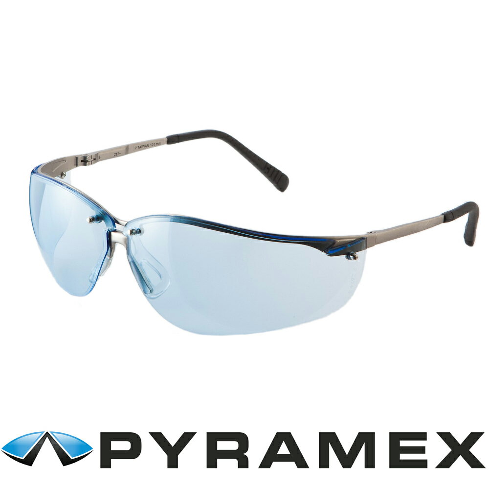 Pyramex セーフティーグラス V2メタル ブルー | セーフティグラス メンズ アイウェア 紫...:digisto:10000067
