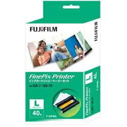 FUJIFILM FinePix Printer専用インクカートリッジ・ペーパーセット Lサイズ40枚 F-ICP40L
