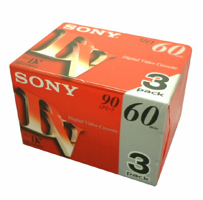 SONY ミニDVテープ60分 3本パック 3DVM60R3...:digital7:10003586