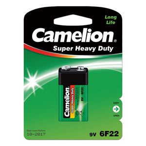 Camelion カメリオン 9V 006P 角型マンガン電池 Super Heavy Duty B...:digital7:10026692