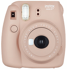 富士フィルム（フジフィルム）チェキinstax mini8+　チェキ8プラス/チェキ8+ ココア
