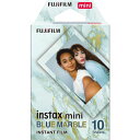 富士フィルム チェキ用フィルム ブルーマーブル INSTAX MINI BLUEMARBLE WW 1