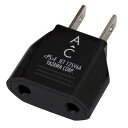 ヤザワ 国内用電源変換プラグ Cタイプ→Aタイプ YAZAW...