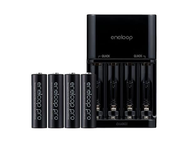 SANYO（サンヨー）単3形エネループプロ4個付2倍速・3倍速対応急速充電器セット N-TGR01WS