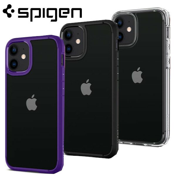 spigen iPhone 12 mini (5.4inch) クリスタルハイブリッド シュピゲン iphone12 mini ケース 耐衝撃 iphone12 mini spigen アイフォン12miniケース アイホン12ミニケース 衝撃吸収ケース 頑丈 クリアケース iphone12mini カバー