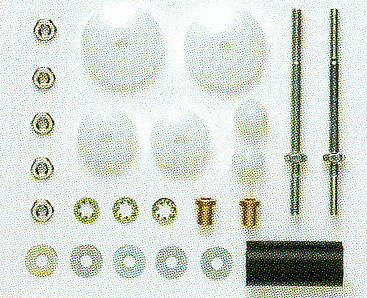 タミヤ ミニ四駆グレードアップパーツ GP.391 大径スタビヘッドセット(11mm/15mm)（W0130)
