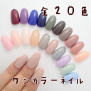 【ネイルチップ】【シンプル】ワンカラーネイル単色ネ