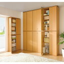 家具 収納 本棚 ラック シェルフ CDラック DVDラック 幅75cm・本体高さ230cm(天井対応高さ233-243cm)(天井対応高さを選べるすっきり突っ張り書棚 奥行39cm段違いタイプ) 692264