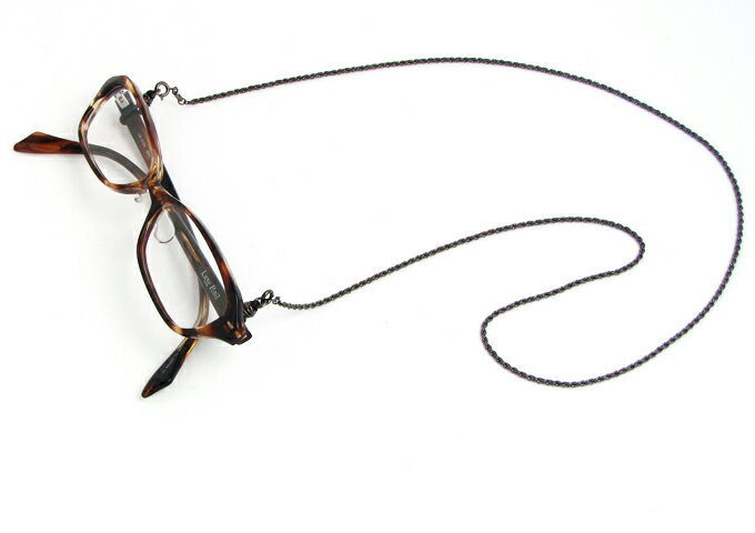 メガネチェーン グラスコード メガネコード 眼鏡コードお洒落なグラスチェーン/老眼鏡/シニアグラス/サングラスストラップ 紐 CB-3 ガンメタル チェーンタイプ 商品到着後にレビューを書いてプレゼントをGET！10P17Aug12