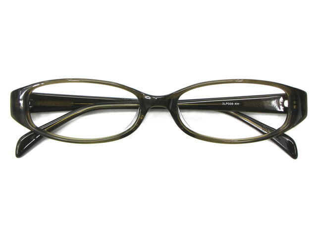 メガネ 度付き/度なし/伊達メガネ セルフレーム（プラスチック）　オーバル　カーキ グリーン メガネセット　3LP009-KH【金子眼鏡】【薄型レンズ付】10P17Aug12