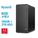  8 20܂őSi10OFFN[|  Ryzen5 8GB 256GB SSD PCIe NVMe SSD + 2TB HDD HP Desktop M01  ^ԁF13S40AA-AAAW  fXNgbvp\R Officet Vi DVDC^[