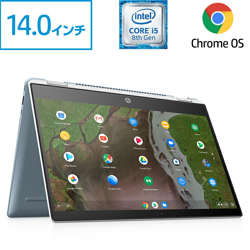 Chromebook Core i5 8GB 64GB eMMC tbV 14.0^ IPS ^b`fBXvC HP Chromebook x360 14 (^ԁF8EC15PA-AAAB) m[gp\R Officet Vi Chrome OS N[ubN