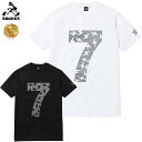 BOUNCE バウンス lighting NO.7 カミナリ7番 ラインストーンロゴ PREMIUM 半袖 メンズTシャツ トップス アメカジ ヒップホップ ダンス メンズ Tシャツ アメカジ ストリート系 イタリア ITALY ★DISCO-J★