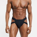 エイソス ASOS asos ASOSDESIGNジョックストラップレッグストラップブラック アクセサリー メンズ 男性 インポートブランド