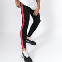 スキニージーンズ スキニーフィット ブラック サテンストリップ デニム 日本未入荷 Sixth June(シックススジューン)トレンド スリム 細身 メンズ 20代 コーディネート 30代 コーディネート 40代 コーディネート ファッション メンズ スキニー パンツ divacloset 春 夏