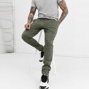 ASOSセレクト Only & Sons asos ASOS エイソス メンズ Only & Sons カーキ スキニー フィット チノパン 大きいサイズ インポート エクストリームスーパースキニーフィット スウェットパンツ ジーンズ ジーパン 20代 30代 40代 ファッション コーディネート