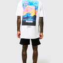 boohoo(ブーフー)BOOHOO 特大バックグラフィックTシャツとショートパンツのセット メンズ 男性 インポートブランド 小さいサイズから大きいサイズまで 20代 30代 40代 プレゼント 誕生日