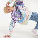 エイソス ASOS asos ASOSDESIGNマルチカラーの絞り染めパターンのニットジャンパー トップス メンズ 男性 インポートブランド 小さいサイズから大きいサイズまで