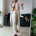 エイソス ASOS asos ASOSDESIGNコーディネートラウンジドレッシングガウンベージュフリース 部屋着 メンズ 男性 インポートブランド 小さいサイズから大きいサイズまで