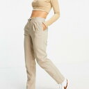 オンリー ONLY Only ベージュのウエストを結ぶストレートレッグパンツのみのコーディネート ボトム レディース 女性 インポートブランド 小さいサイズから大きいサイズまで