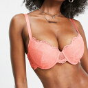 エイソス ASOS asos ASOSDESIGNフラーバストロージーレースパッド入りプランジアンダーワイヤーブラジャー 下着 レディース 女性 インポートブランド 小さいサイズから大きいサイズまで