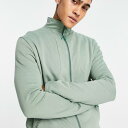 エイソス ASOS asos ASOS DESIGNコーディネイトジャージージャケット、ユーティリティシームグリーン アウター メンズ 男性 インポートブランド 小さいサイズから大きいサイズまで