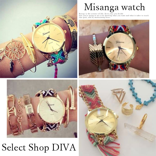 ミサンガ ウォッチ 腕時計 セレブ愛用【ヤマトDM便発送-代引き不可】 fs01gm 30代 20代