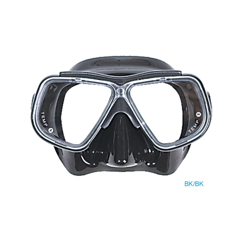 【メール便対応】日本アクアラング AQUA LUNG マイスター マスク ブラックの画像