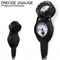 AQUA LUNG(アクアラング)　PRECISE 2 GAUGE COMPASS プレシス2ゲージ コンパスタイプ (残圧計+コンパス)の画像