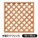 ラティス フェンス 目隠し 900×900mm 【到着後レビュー書いて1100円】LT-N-90-90 木製 DIY ラティスフェンス ウッドフェンス ブラウン 重さ3kg 天然木 杉 格子 間仕切り 新生活 激安 格安 SALE %OFF【05P17Aug12】