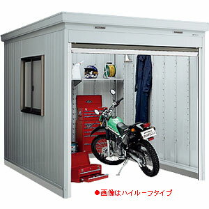 物置　物置き　イナバ物置　物置き 収納庫 バイク保管庫 幅221cm×奥行347cm (FXN-2234H) 【ハイルーフ】【一般型】