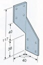 シンプソン金具(SIMPSON) 型番H3/左